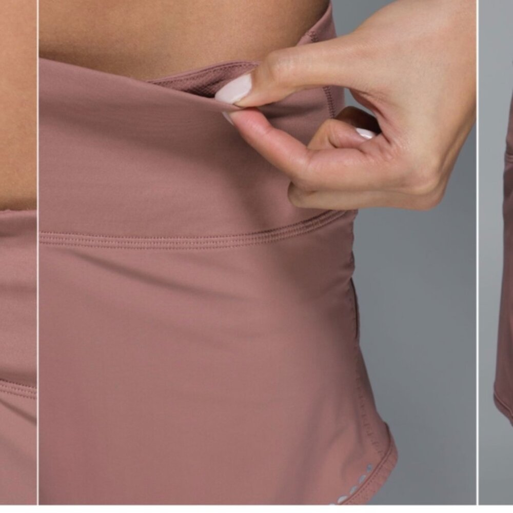 Lululemon Trail Bound Short Bark Berry like new - Picture 4 of 13